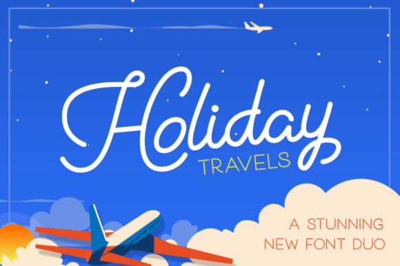 Holiday Duo Font Poster 1