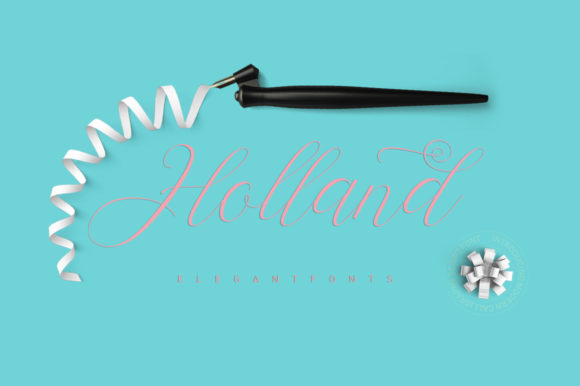 Holland Script Font Poster 1