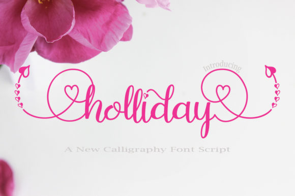 Holliday Font Poster 1