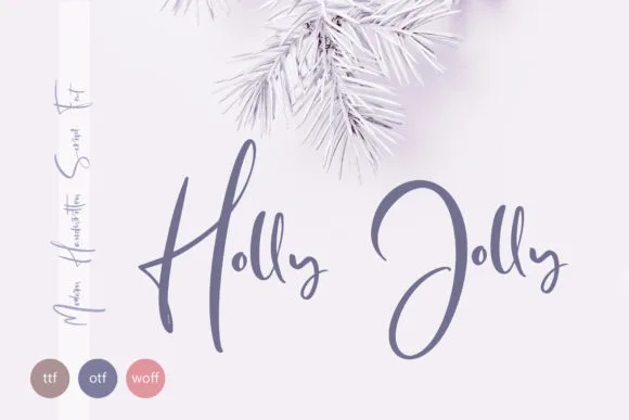 Holly Jolly Font Holly Jolly Font Poster 1