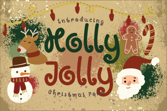 Holly Jolly Font Poster 1