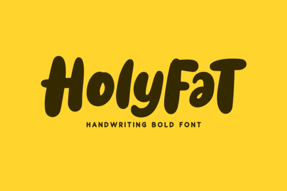 Holyfat Font Poster 1