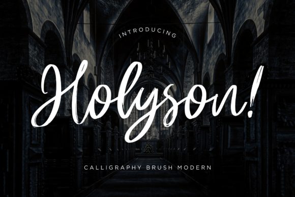 Holyson Font Poster 1