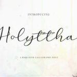 Holyttha Font Poster 1