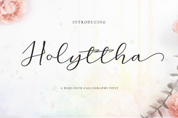 Holyttha Font Poster 1