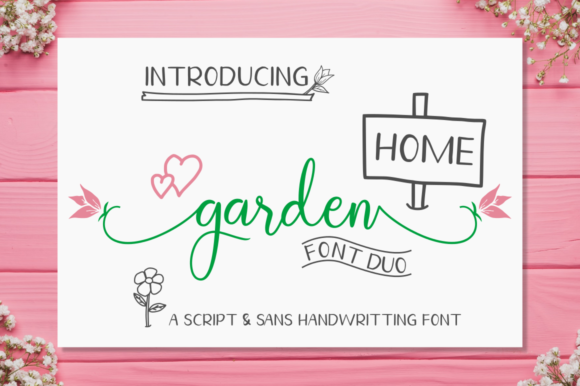 Homegarden Duo Font Poster 1