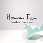 Homin Fun Font Poster 1