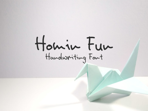 Homin Fun Font Poster 1