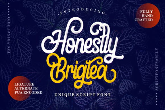 Honestly Brigtea Font Poster 1