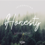 Honesty Font Poster 1