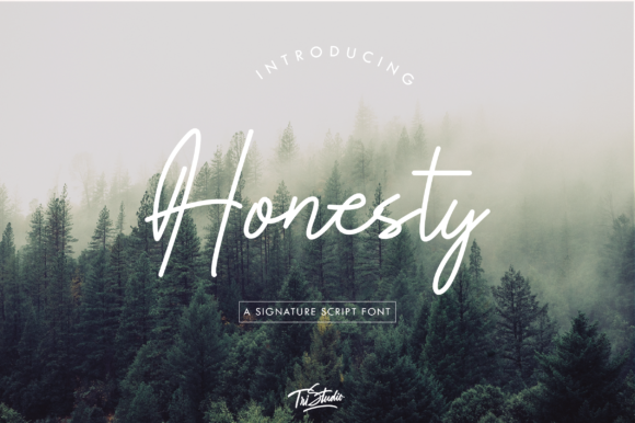 Honesty Font Poster 1