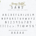 Honey Butter Trio Font Poster 16