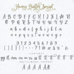 Honey Butter Trio Font Poster 5