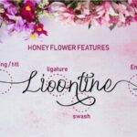 Honey Flower Font Poster 2