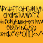 Honeygrammy Font Poster 2