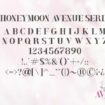 Honeymoon Avenue Font Poster 9
