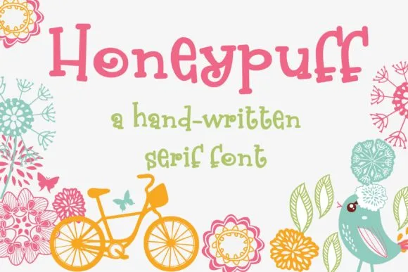 Honeypuff Font Honeypuff Font Poster 1