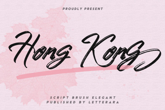 Hong Kong Font Poster 1