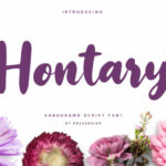 Hontary Font Poster 1