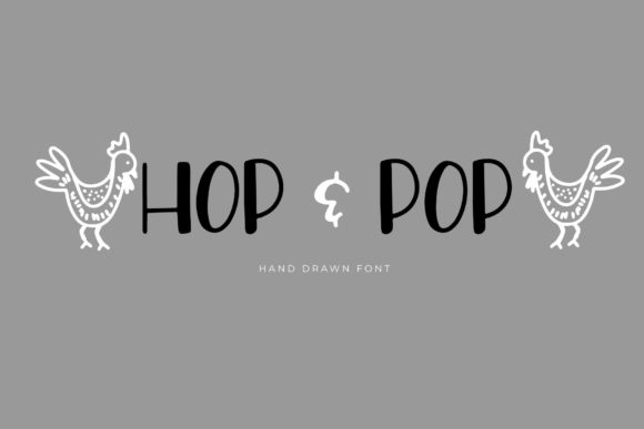 Hop and Pop Font Poster 1