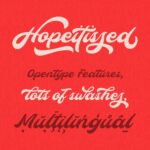 Hopeitissed Font Poster 5