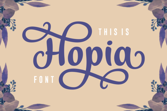 Hopia Font Poster 1