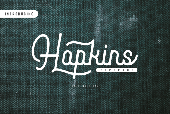 Hopkins Font Poster 1