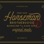 Horseman Font Poster 1