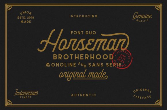 Horseman Font