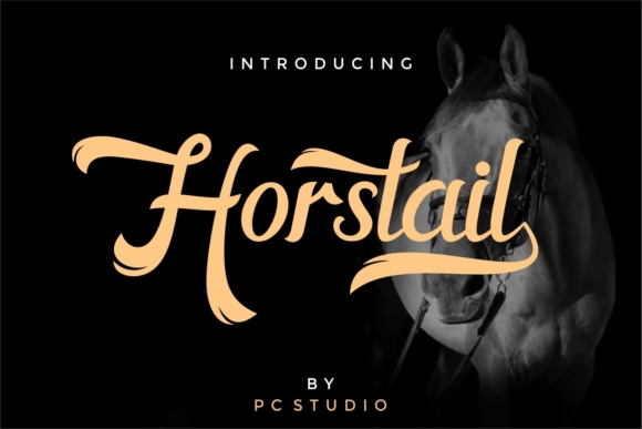 Horstail Font Poster 1