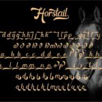 Horstail Font Poster 9