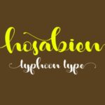 Hosabien Font Poster 1