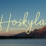 Hoskyla Font Poster 1