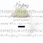 Hostens Signature Font Poster 14