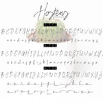 Hostens Signature Font Poster 15