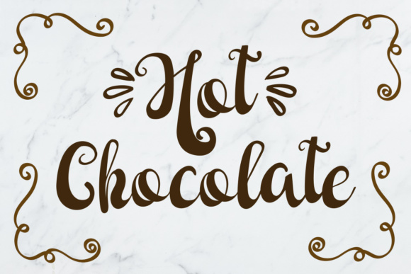 Hot Chocolate Font Poster 1