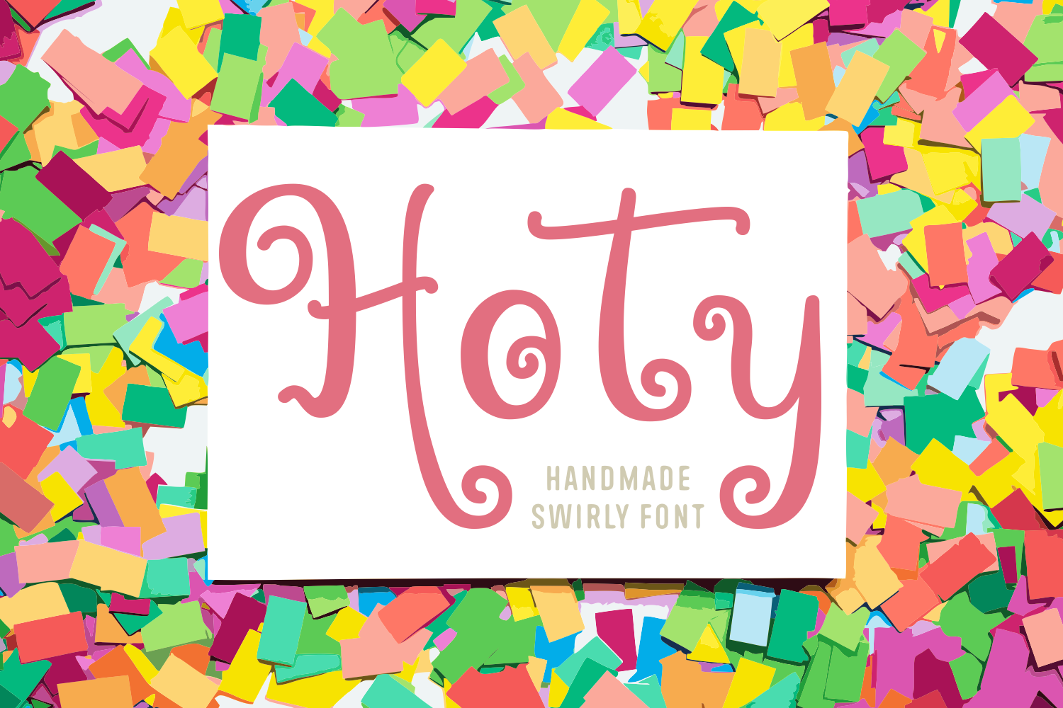 Hoty Font Hoty Font Poster 1
