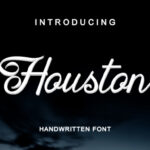 Houston Font Poster 1