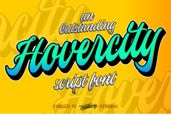 Hovercity Font Poster 1