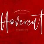 Hovercut Font Poster 1