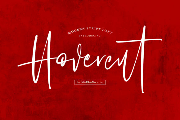 Hovercut Font Poster 1