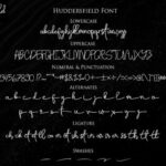 Huddersfield Font Poster 10