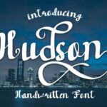 Hudson Font Poster 1