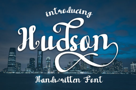 Hudson Font Poster 1