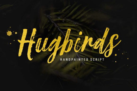 Hugbirds Font Poster 1