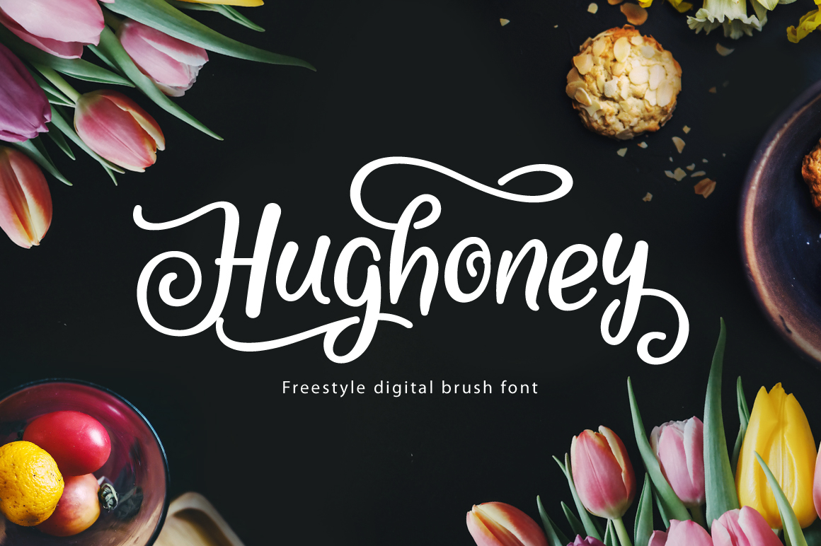 Hughoney Font Hughoney Font Poster 1