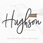 Hughson Family Font Poster 1