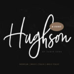Hughson Family Font Poster 2
