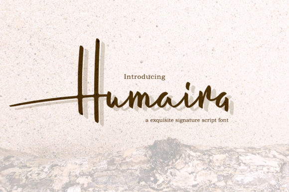 Humaira Script Font Poster 1