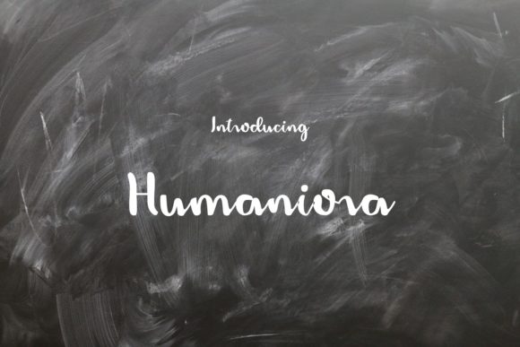 Humaniora Font Poster 1